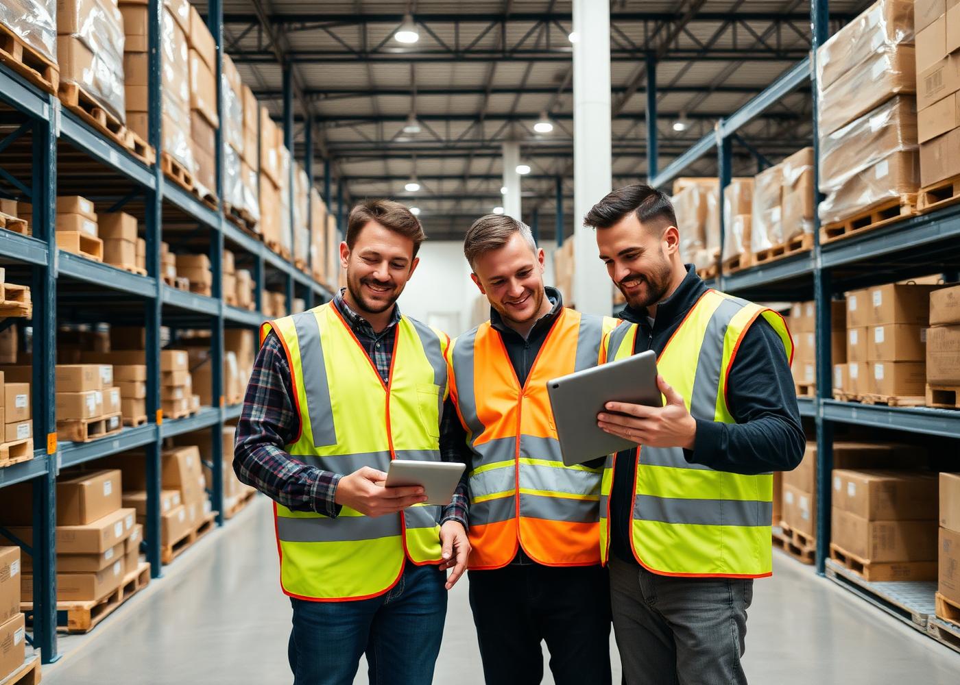 NorthGrid Logistics warehouse team coordinating shipments